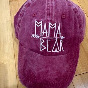 Mama Bear Embroidered Cap